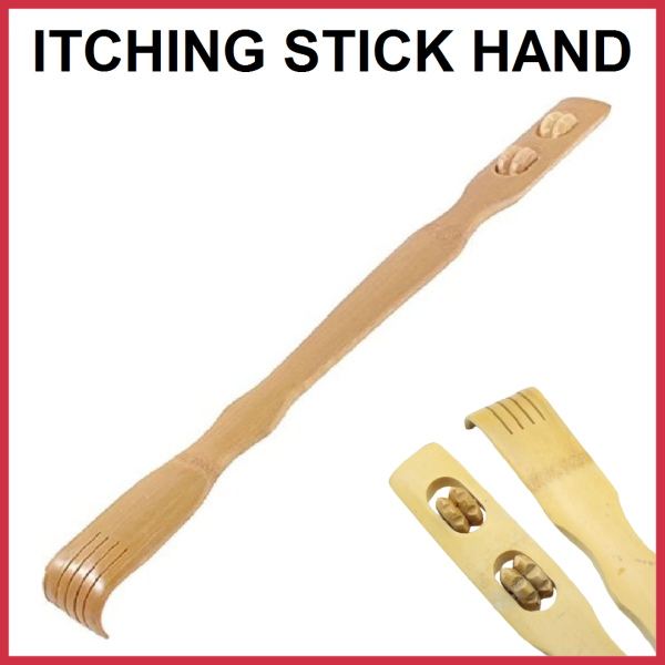 Wooden Back Scratcher & Massage Stick