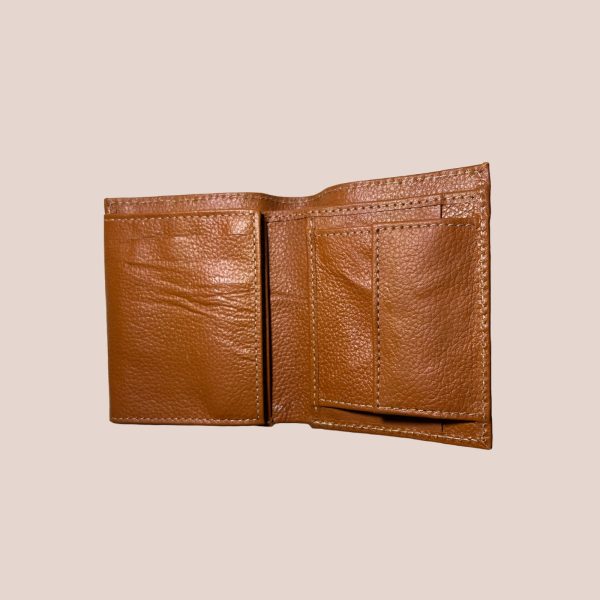 Cow Leather Texture Wallet Men