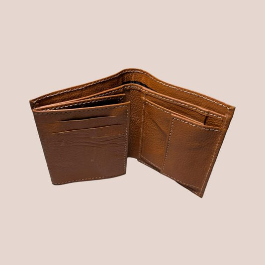Cow Leather Texture Wallet Men